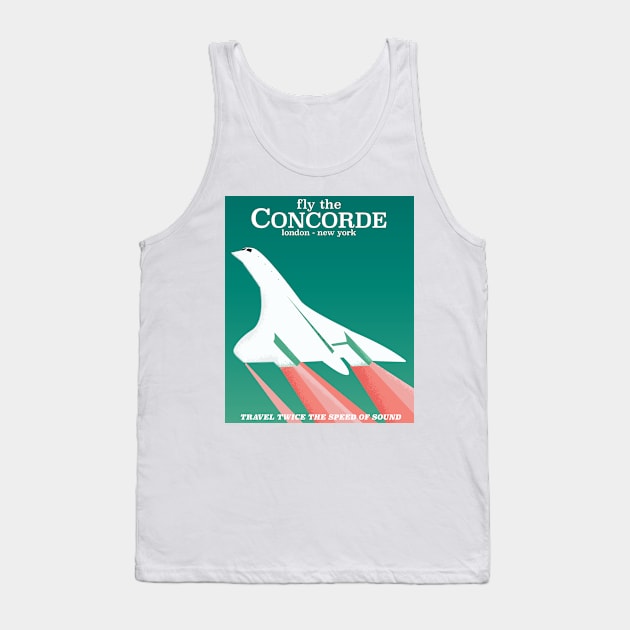 Fly the Concorde Tank Top by nickemporium1